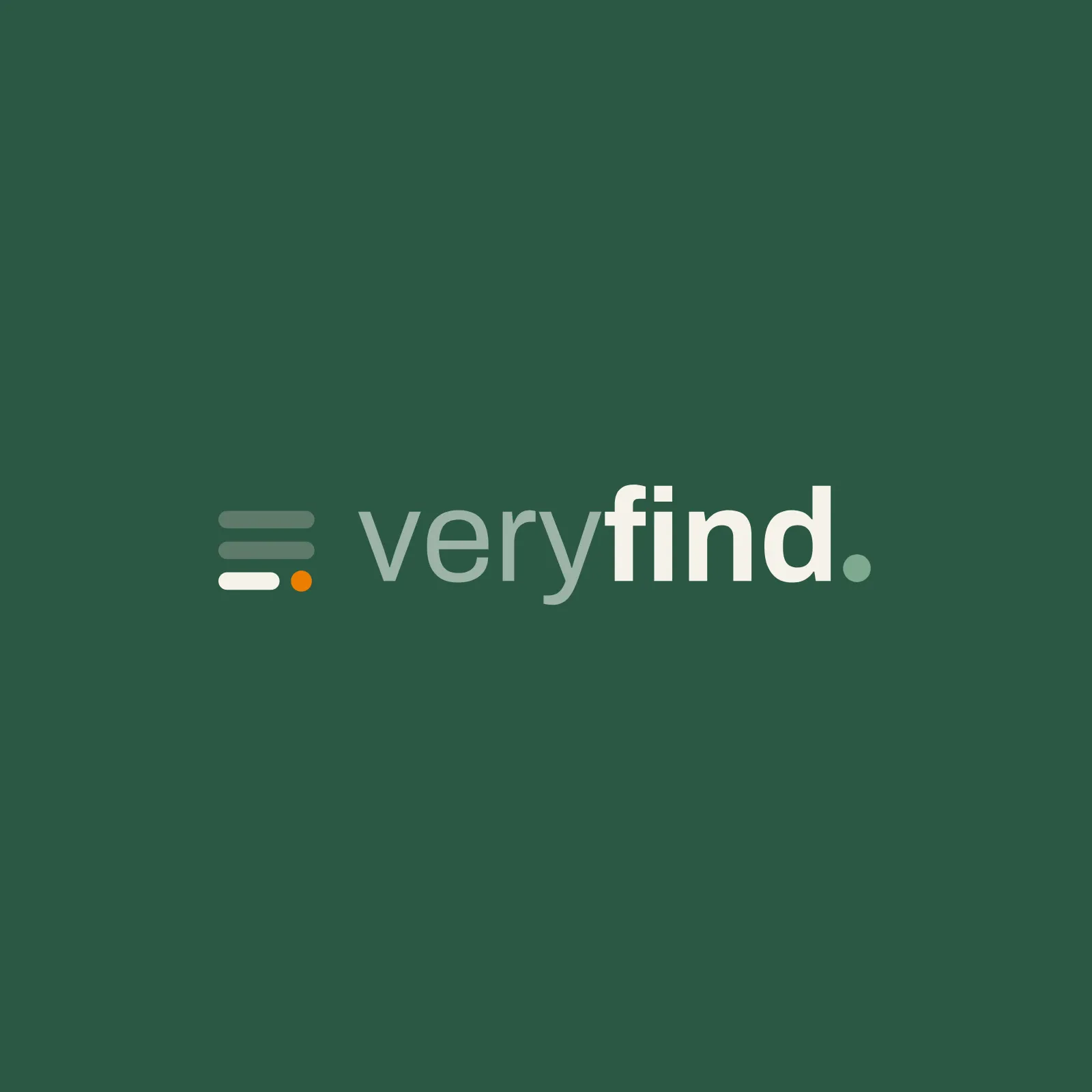 The veryfind logo.